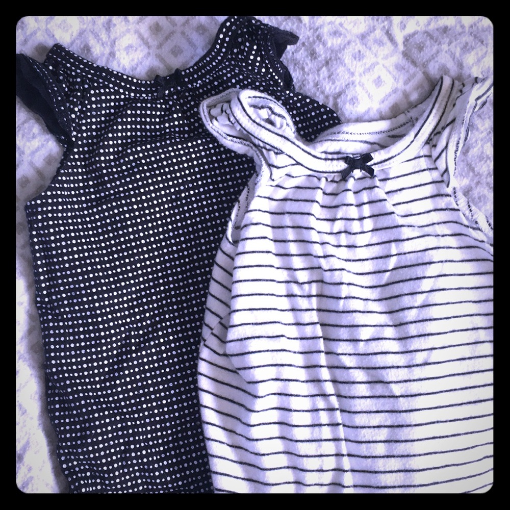 Two Carter’s NB onesies